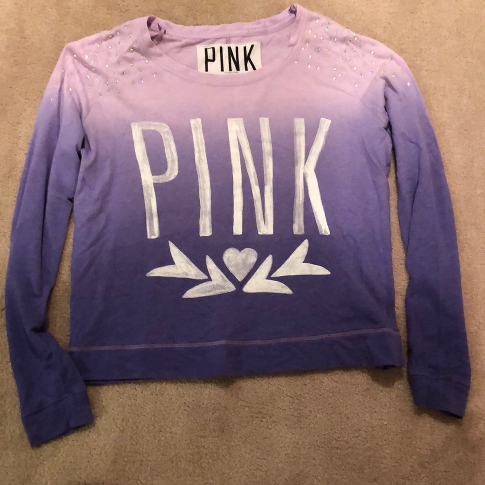Pink crew neck